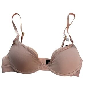 Pepper All You Bra Mesh Buff Size 34A Back Closure Underwire NWT